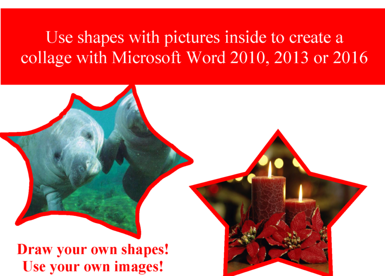 Add graphics to shapes in Microsoft Word