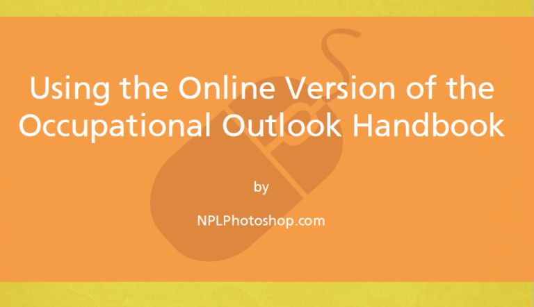 Occupational Outlook Handbook Nplphotoshop Com