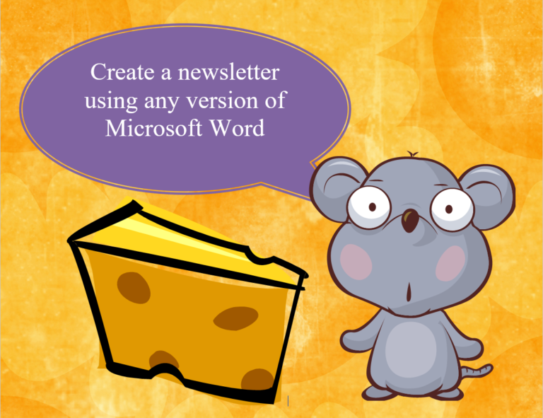 Create a newsletter with Microsoft Word