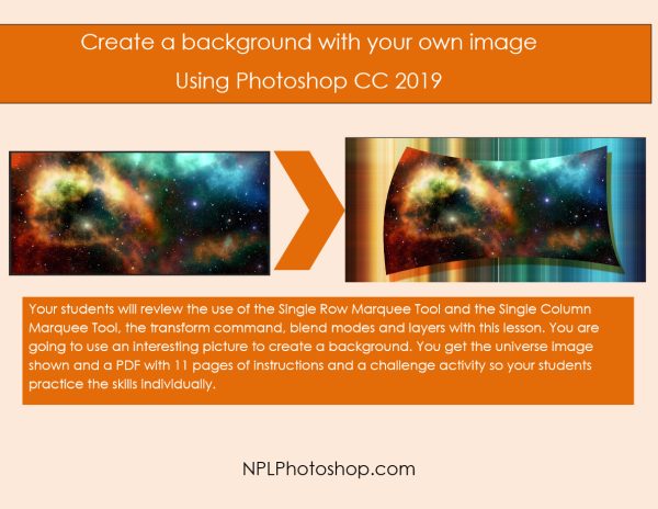 Lesson 19: Create a background with Photoshop CC