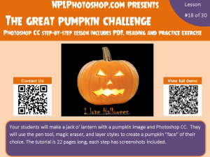 Lesson 18: Great Pumpkin Challenge with Photoshop CC