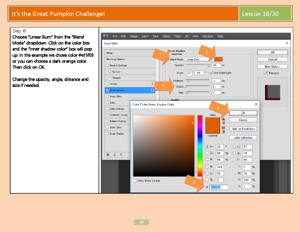 Lesson 18: Great Pumpkin Challenge with Photoshop CC