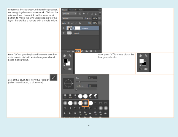 Lesson 29: Create a jail scene - A Photoshop CC step-by-step lesson