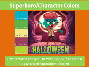 Lesson 25: Superhero/Character color palettes with Photoshop CC