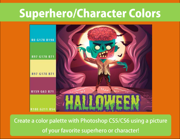 Lesson 25: Superhero/Character color palettes with Photoshop CC