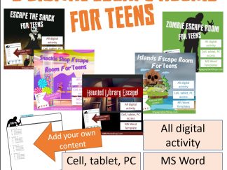 Escape Room Adventures for Teens - use your own content